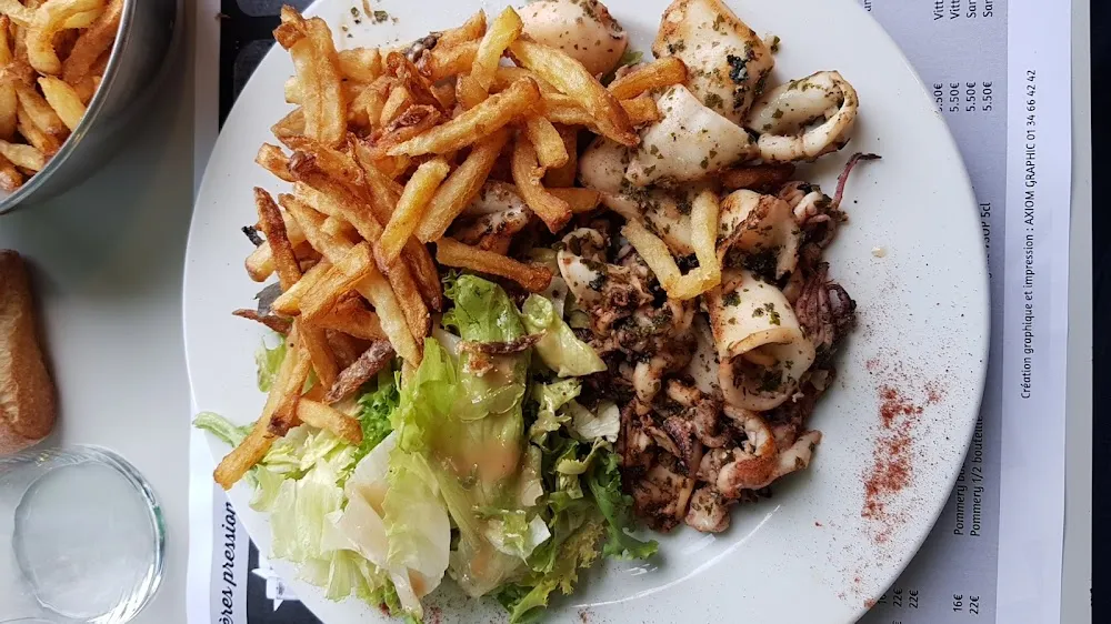 Chipiron Frites Salade