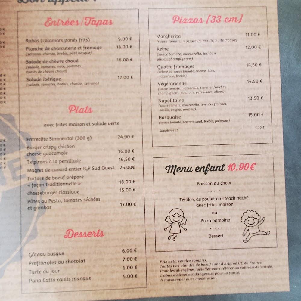 L'Estaminet - Restaurant Bar - Menu Image 1